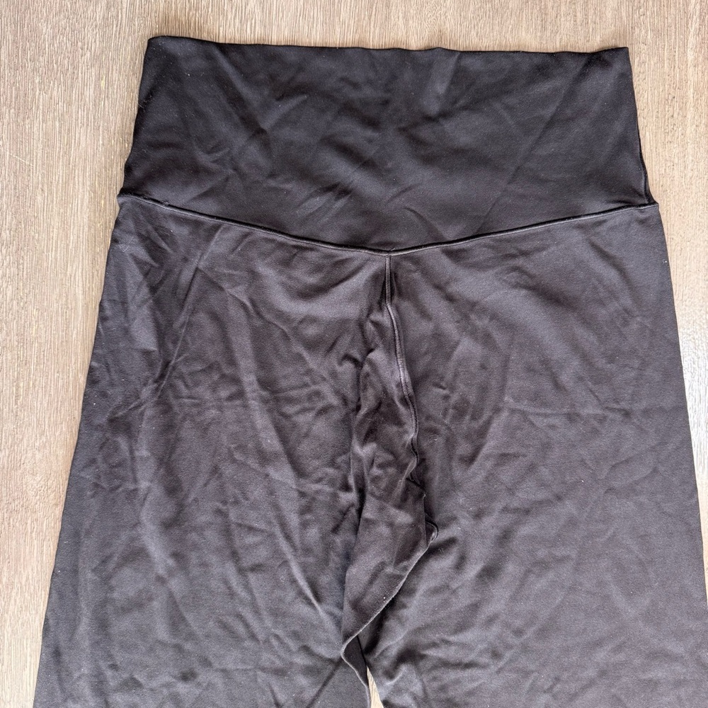 Aerie Cross Waistband Black Leggings XL - Picture 5 of 9